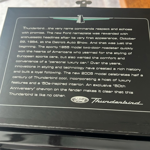 Hallmark Keepsake Thunderbird 50th Anniversary Box - Picture 3 of 4